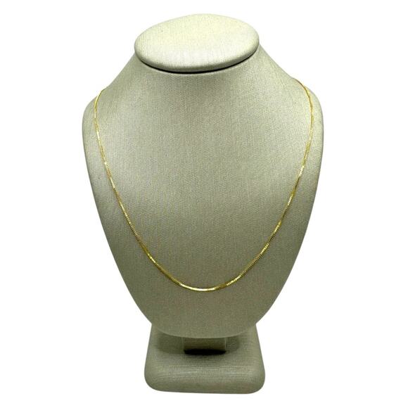 14K Yellow Gold Box Chain (16673) - Picture 1 of 8